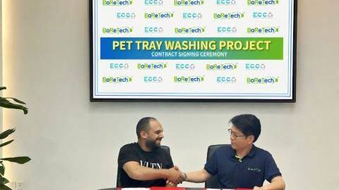 BoReTech delivers first PET tray washing project to Africa and the Middle East
